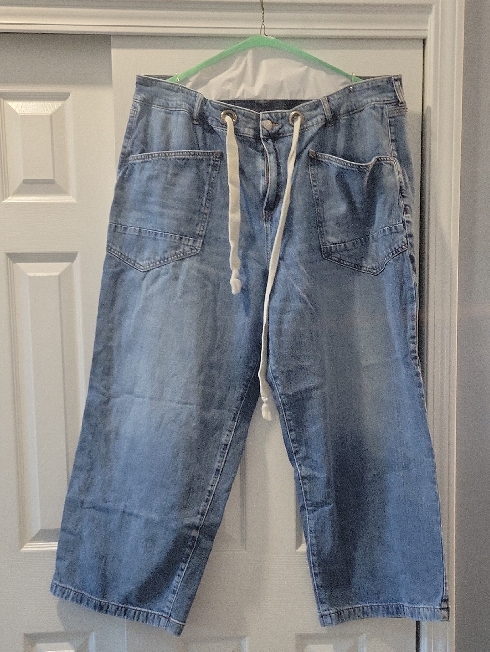 Torrid Light Blue Wide Leg Jeans with Drawstring